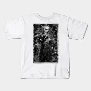 Nosferatu glitch Kids T-Shirt